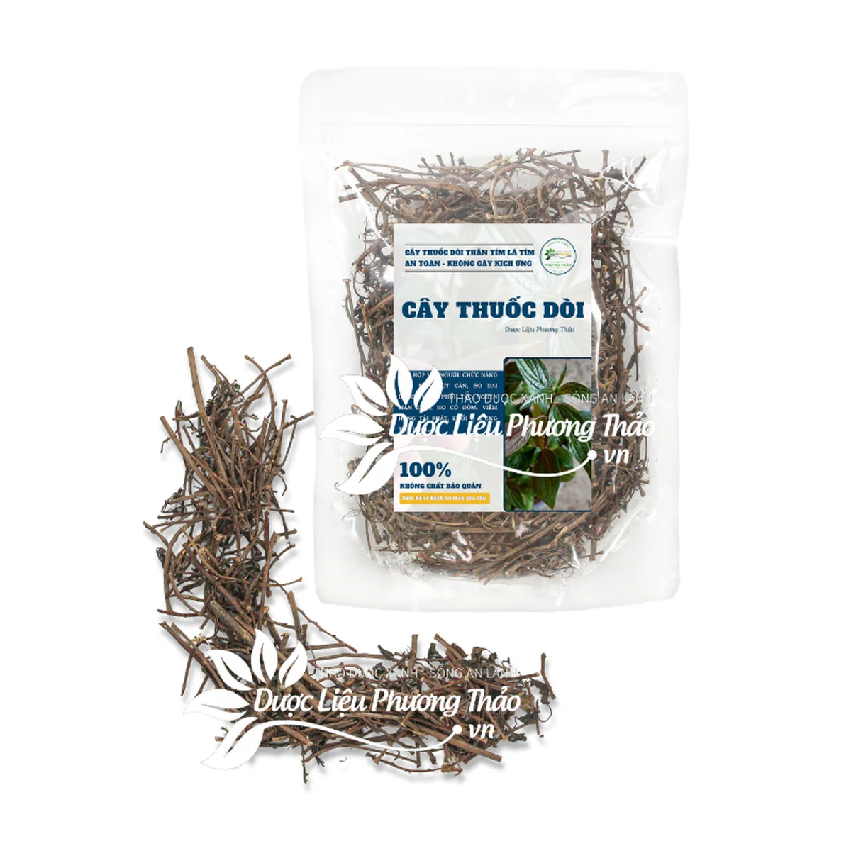 Cây thuốc dòi thân tím - dược liệu khô tuyển chọn