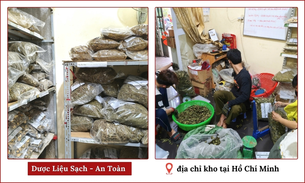 Xáo Tam Phân Hỗ Trợ U Bướu & Gan 8 Kho hang that kem quy trinh dong goi u buou