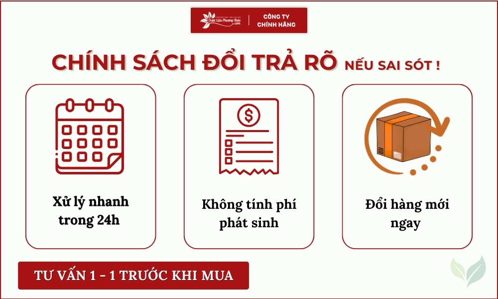 Xáo Tam Phân Hỗ Trợ U Bướu & Gan 11 chính sách đổi trả u bướu