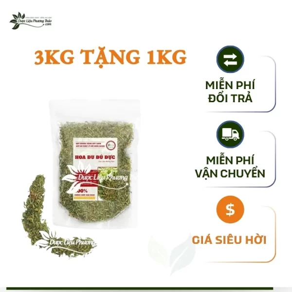 Hoa đu đủ đực sấy lạnh 2 Hoa đu đủ đực sấy lạnh